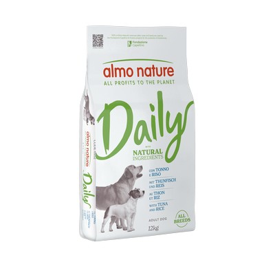 картинка Almo Nature Daily Dog для дорослих собак всіх порід з тунцем і рисом