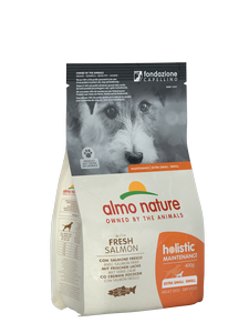 картинка Almo Nature Holistic Dog XS-S для дорослих собак маленьких порід зі свіжим лососем