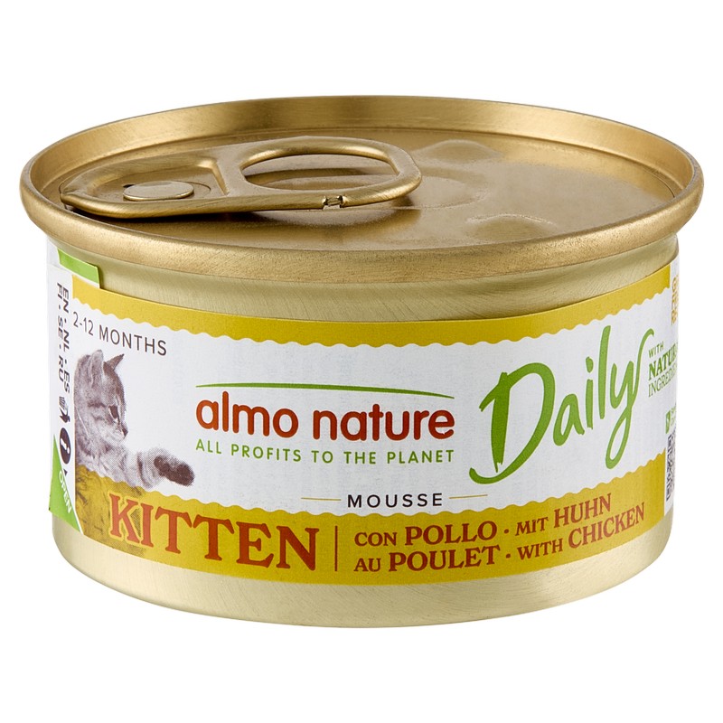 картинка Almo Nature Daily Kitten, мус, 85 г