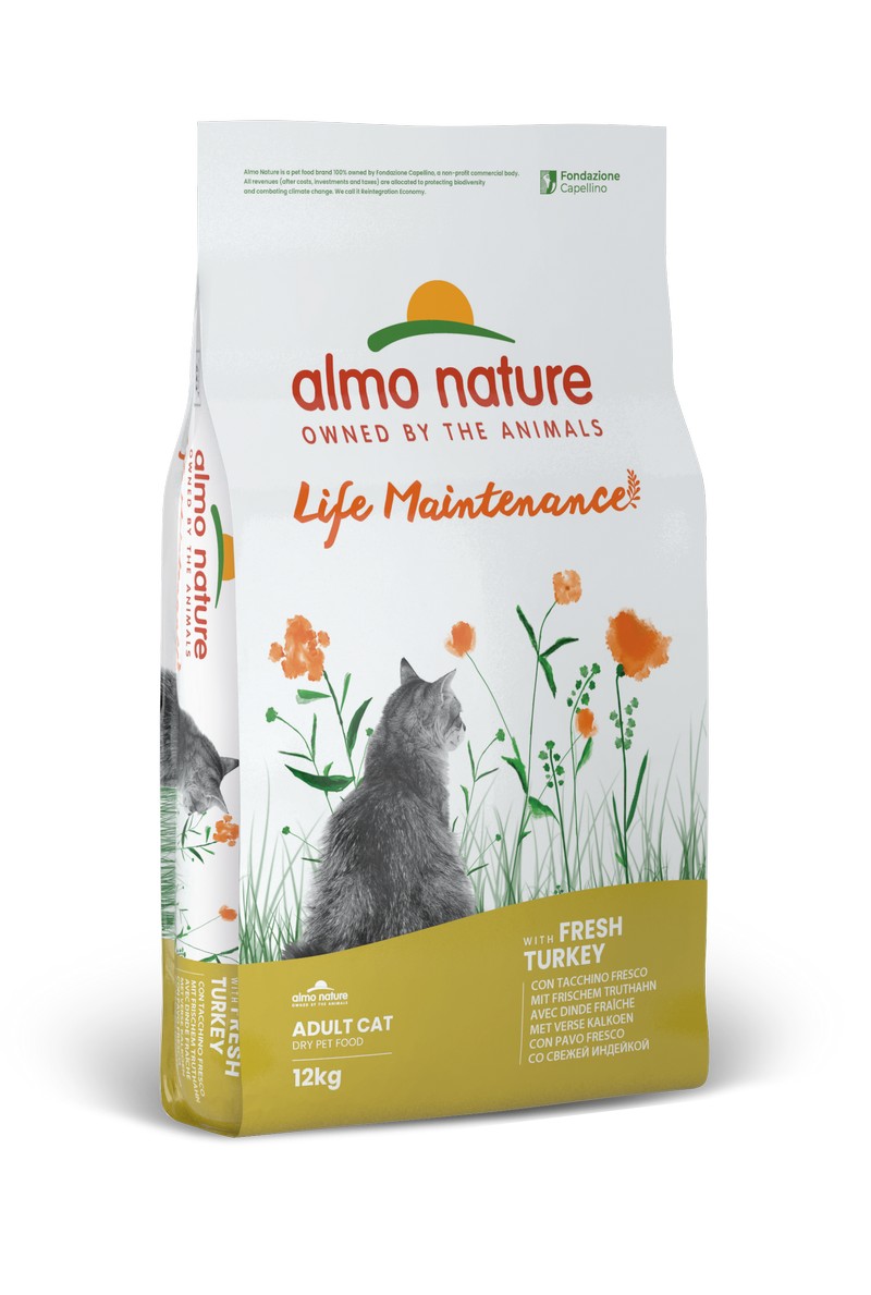 картинка Almo Nature Holistic Cat для дорослих котів зі свіжою індичкою