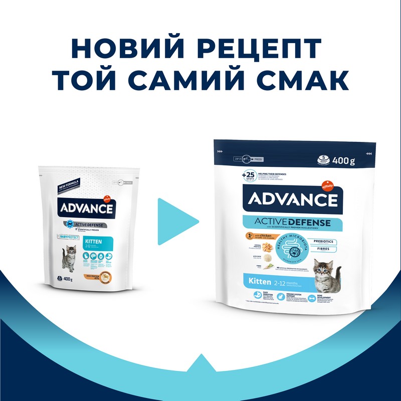 картинка Advance Cat Kitten для кошенят з куркою