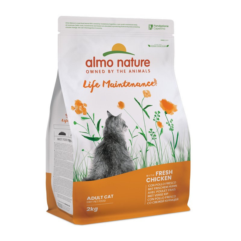картинка Almo Nature Holistic Cat для дорослих котів зі свіжою куркою