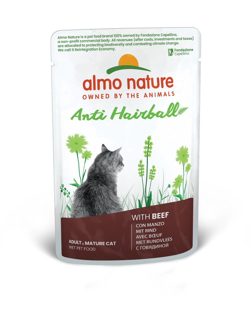 картинка Almo Nature Holistic Functional Cat, для виведення шерсті, пауч, 70 г