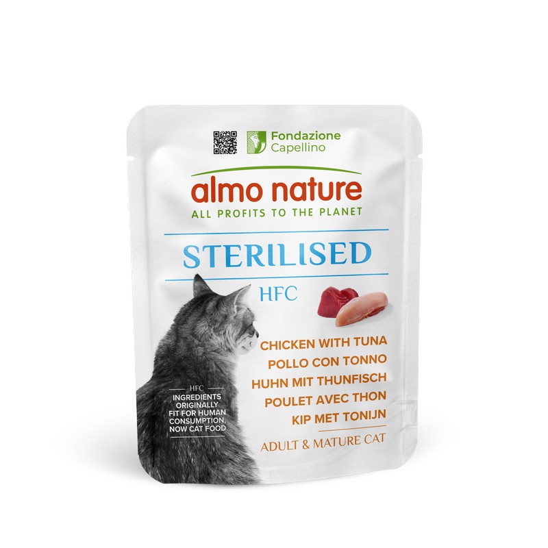 картинка Almo Nature HFC Cat Sterilised, пауч, 50 г