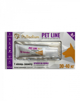 картинка Краплі PET LINE №1 для собак (імідаклоприд + перметрин)