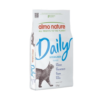 картинка Almo Nature Daily Cat Sterilised для дорослих стерилізованих котів з тунцем