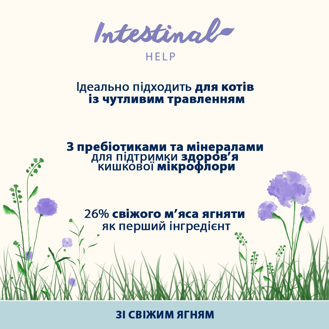 картинка Almo Nature Holistic Cat для дорослих котів з чутливим травленням зі свіжим ягням